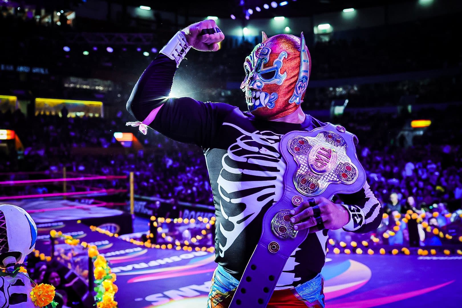 Póster oficial Día de Muertos en la Arena México